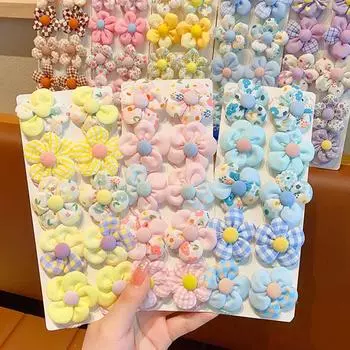 10 шт./компл. веревка для волос, держатель для хвоста, эластичные резинки для волос, эластичные детские