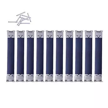 10 шт./компл. внутренняя гибкая рамка винтажная застежка замок портмоне швейная ручка для сумки DIY поделки металл 10 см