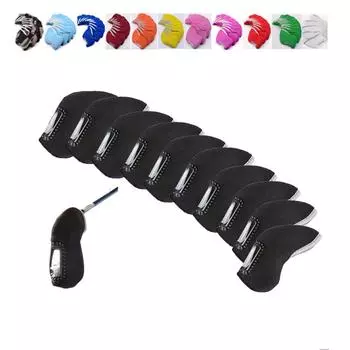 10 шт./компл. вышитый номер гольф утюг головные чехлы утюг головные чехлы клинья оранжевый