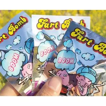 10 шт./компл., забавные сумки для пукающих бомб, ароматические бомбы, вонючая вонючая бомба, новинка, кляп, игрушки