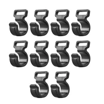 10 шт./компл. зажим для стержня для палатки, чехол для палатки, горное снаряжение, аксессуары для палатки, пластиковые зажимы C для кемпинга