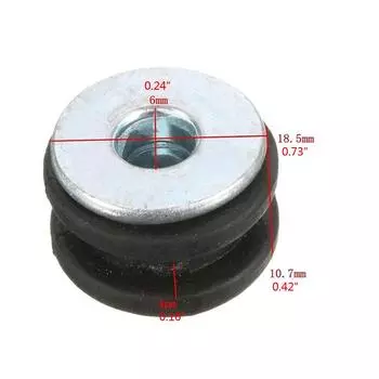 10 шт. комплект болтов с резиновыми втулками для мотоцикла, сменные аксессуары для сброса давления