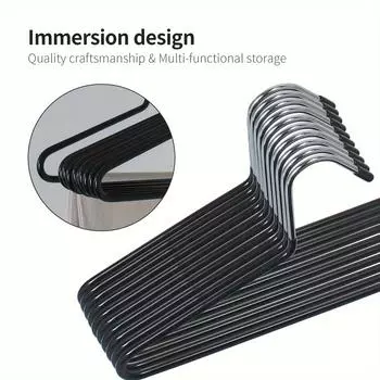 10 шт./комплект брюк, металлические вешалки для прочных жилетов, шарфов, шкафов, домашних общежитий, бытового хранения