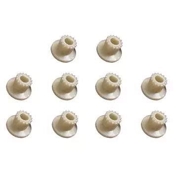 10 ШТ. Комплект для передачи мотора хлебопечки 15 зубьев Шестерня мотора привода хлебопечки Ремень привода Шкив привода Пластиковый материал