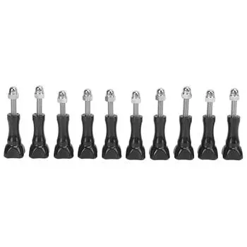 10 шт. комплекта ручек адаптера для крепления штатива с длинными винтами с накатанной головкой и гайкой для аксессуаров GoPro