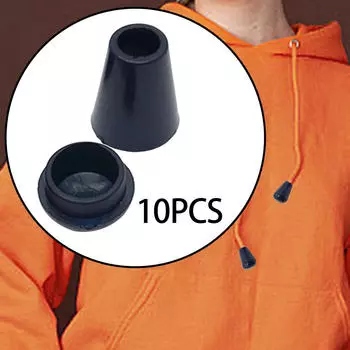 10 шт. Концевые заглушки для шнуров, легкие многоцелевые застежки для шнурков, веревок, самодельных шнурков