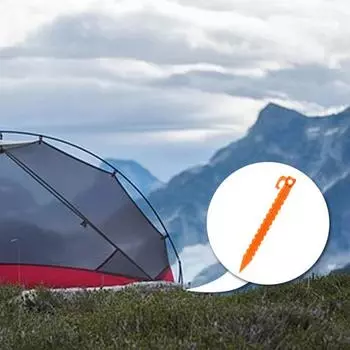 10 шт., конический дизайн, колышки для уличной палатки для кемпинга, сверхмощные колышки для пляжной палатки с круглым отверстием, колышки для навеса, ветрозащитные гвозди 10 pcs