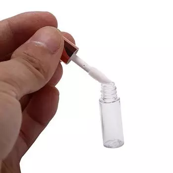 10 шт., контейнер для бальзама для губ Diy с крышкой, пустая бутылка для помады, тюбик для блеска для губ для девочек, контейнер для образцов косметики серебряный