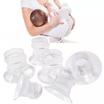 10 шт., конвертер для молокоотсоса, простое управление, пищевые силиконовые фланцевые вставки, конвертер для рта молокоотсоса, товары для дома чистый