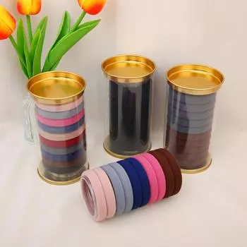 10 шт./кор. нейлоновые высокоэластичные консервированные кольца для волос резинки для волос для женщин эластичные петли для волос модные аксессуары для волос