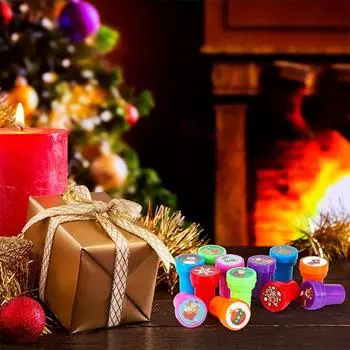 10 шт./кор. Рождественский новогодний подарок для детейДень рожденияДекор в стиле скрапбукинга своими руками