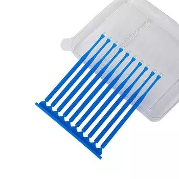 10 шт./кор., стоматологический гибкий микроаппликатор, пластиковая палочка с клейким наконечником