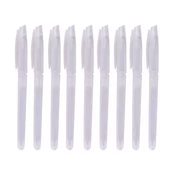 10 шт., корпус гелевой ручки, корпус шариковой ручки, прозрачный чехол для ручки, прозрачный чехол для ручки