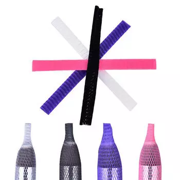 10 шт., косметический защитный чехол, кисточка для макияжа, ручка, сетчатый чехол, сетчатая оболочка чёрный