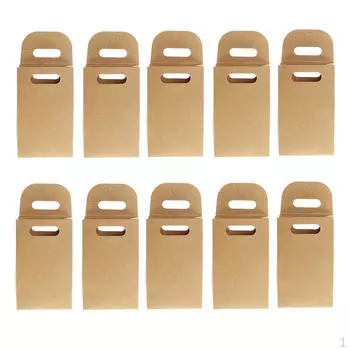 10 шт., крафт-бумага, печенье, печенье, конфеты, подарочные пакеты, упаковка для свадебного подарка, коробка