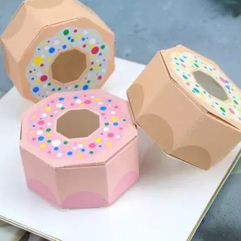 10 шт. красивая большая емкость 3 цвета подарочная коробка для печенья детский душ конфеты DIY шоколадное украшение для дома светло-розовый