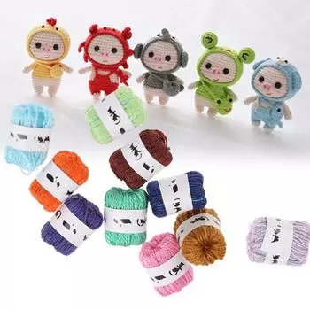 10 шт. Красивые изысканные принадлежности для реквизита кукольный домик пряжа клубки имитация мини-модель для детей