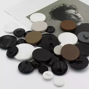 10 шт. Красивые пуговицы из смолы, однотонные, гладкие, круглые, пуговицы из смолы, швейные принадлежности для зимнего пальто 18mm