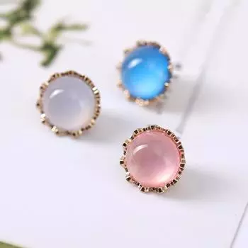 10 шт., красивые пуговицы с драгоценными камнями, 12 мм, круглые маленькие пуговицы с хвостовиком, пуговицы из цинкового сплава, декоративные пуговицы для блузки 12mm синий