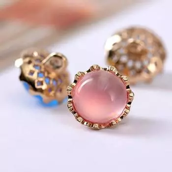 10 шт., красивые пуговицы с драгоценными камнями, 12 мм, круглые маленькие пуговицы с хвостовиком, пуговицы из цинкового сплава, декоративные пуговицы для блузки 12mm синий