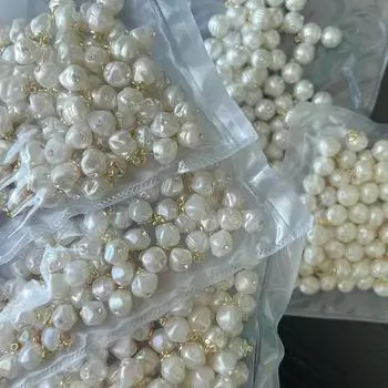 10 шт. Красивые жемчужные пуговицы из белой смолы с жемчугом, декоративные пуговицы на ножке, женские аксессуары для свитеров и блузок 10mm