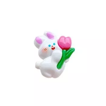 10 шт. Краска из смолы Kawaii, разноцветная серия, плоская задняя часть, скрапбукинг, аксессуары для самостоятельного изготовления, чехол для телефона, украшение One Size белый