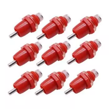 10 шт. Красный куриный питьевой фонтанчик пластиковый птичий перепелиный куриный поилка для куриной фермы 10pcs