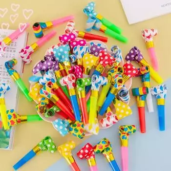 10 шт. красочные праздничные свистки-шумовки, игрушки для детей, сувениры на день рождения, детские шкатулки с сокровищами, наполнитель для пиньяты onesize