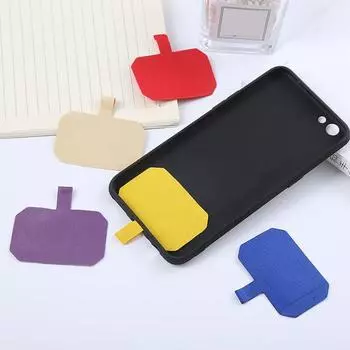 10 шт. красочные самоклеящиеся ремешки для сотового телефона для мобильных телефонов с защитой от потерь, ремешок с разъемом безопасности, ремешок чёрный