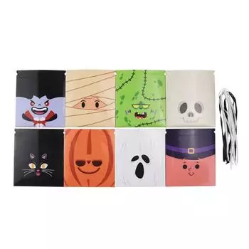 10 шт. креативная треугольная сумка для конфет на Хэллоуин, многофункциональная сумка для хранения с рисунком из мультфильма other