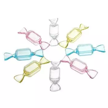 10 шт. креативная упаковка для конфет материал коробки акриловые конфеты в форме мини-конфеты коробка чистый