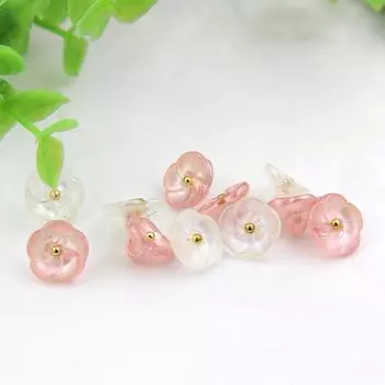 10 шт. креативные цветочные пуговицы-ножки, красивые пятилепестковые цветы, акриловые пуговицы, женская одежда, швейные принадлежности 11.5mm