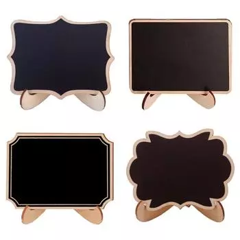 10 шт. креативных мини-знаков на доске с мольбертом, рассадочные карточки для свадьбы, принадлежности для вечеринок Style 12