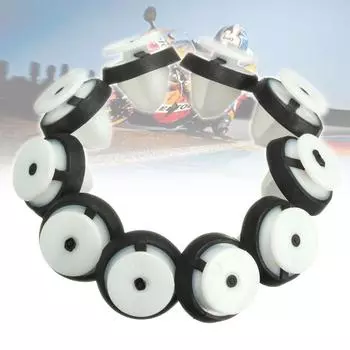 10 шт. крепеж для автомобильных украшений, зажим для внутренней дверной панели, пряжка, заклепка, фиксированный бампер, резиновый уплотнитель, подходит для Peugeot 207 807