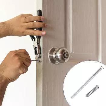 10 шт. Крепежные универсальные соединительные болтовые втулки никелированные винты для дверной ручки белый