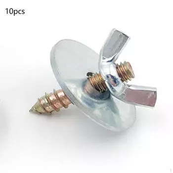 10 шт. крепежные винты для птичьих жердочек, наборы гаек, металлическая клетка M5 * 30, крепление для окуня with 1 Washer