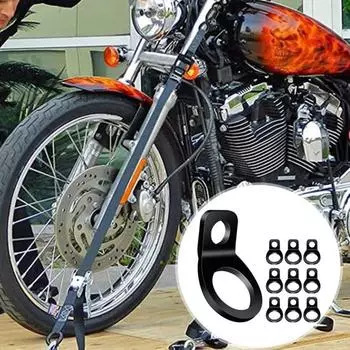 10 шт., крепления для ремня с кольцами для ремня, покрытие из порошковой стали, О-образный велосипед из нержавеющей стали для бездорожья