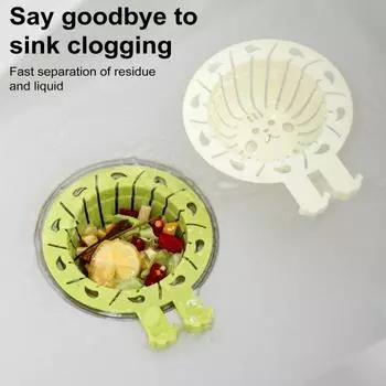 10 шт. Кролик сливной корзина фильтр для раковины для кухни ванной комнаты антизасоряющий фильтр утечки корзина слоновая кость