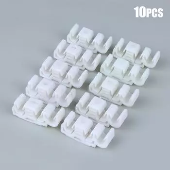 10 шт. кронштейн троса тормозной магистрали автомобиля зажимы для вакуумного шланга для Santana Chery шасси трубки фиксированные крючки зажима линии