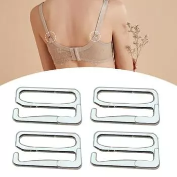 10 шт. крючки для бюстгальтера гальванический процесс прочный материал прочный прочный с двумя отверстиями декоративный сплав топы для купальников нижнее белье бюстгальтер металлические крючки для женщин S 10 pcs