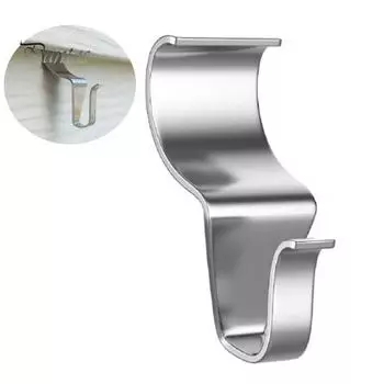 10 шт. крючки для винилового сайдинга, вешалки без отверстий, простая установка, многофункциональные настенные вешалки из нержавеющей стали A