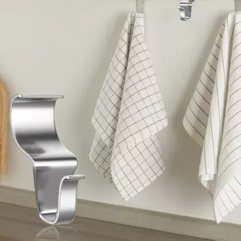 10 шт. крючки для винилового сайдинга, вешалки без отверстий, простая установка, многофункциональные настенные вешалки из нержавеющей стали A