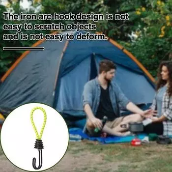 10 шт. крючки на шнурке, эластичные пряжки для веревки, прочные несущие нагрузки, широко используемые уличные веревочные навесы для палатки, зажимы для палатки, товары для кемпинга жёлтый