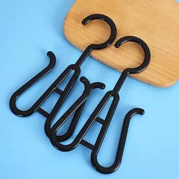 10 шт. крючков для тапочек, утолщенные ветрозащитные тапочки с большой грузоподъемностью, шарфы, носки, надежная сушилка, органайзер для витрин супермаркетов и магазинов чёрный