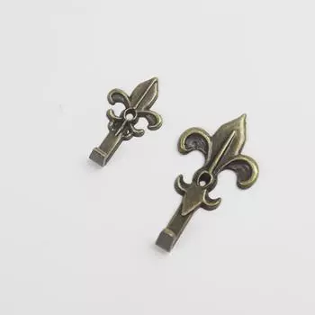 10 шт. крючков настенные украшения античная бронза металл винтажные крючки держатель вешалки с винтами для подвешивания полотенец одежды сумки 2 размера