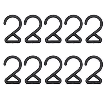 10 шт. Крючок для хранения для кемпинга, многоцелевой держатель для кастрюль и сковородок, принадлежности для походов и кемпинга Small