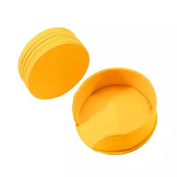 10 шт. Круглая фетровая подставка под стакан для обеденного стола, защитная подкладка, термостойкая подставка под чашку, подставка под кружку для кофе и чая 10cm чёрный