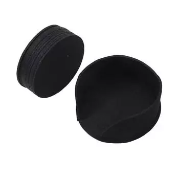 10 шт. Круглая фетровая подставка под стакан для обеденного стола, защитная подкладка, термостойкая подставка под чашку, подставка под кружку для кофе и чая 10cm чёрный