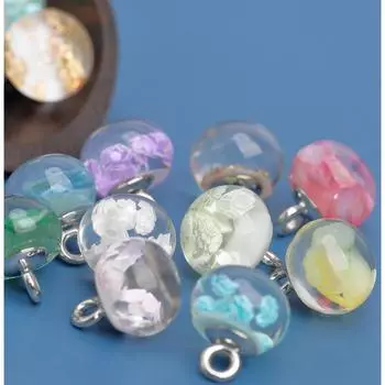 10 шт., круглые пуговицы из смолы, красочные блестки, 10 мм, маленькие красивые круглые пуговицы, аксессуары для Cheongsam 10mm розы красного