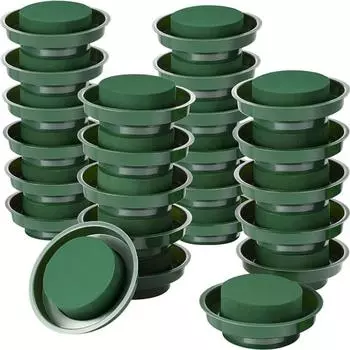 10 шт. круглых цветочных пенопластовых блоков, зеленых влажных пенопластовых блоков, сухих цветочных пенопластовых влажных флористических блоков, цветочных композиций, принадлежностей для свадебного цветочного оформления прохода Flower Foam Without Bowl